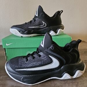 Nike Giannis Immortality 4 GS Kids Black White Athletic Sneakers Size 6Y